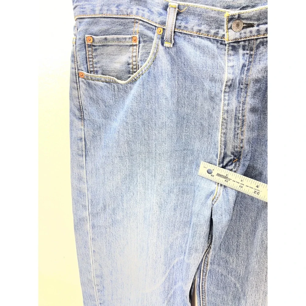 Levi's 550 Relaxed Fit Jeans Mens 40x32 Blue Tapered Leg Denim 3456